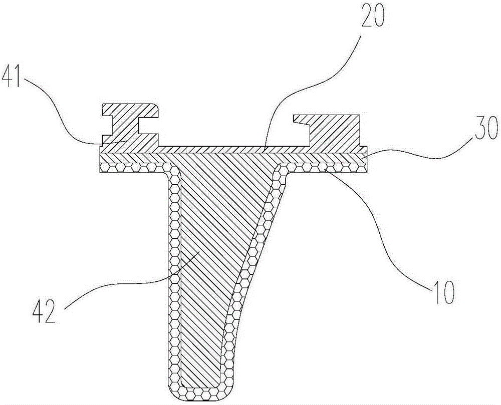 Double-metal prosthesis component