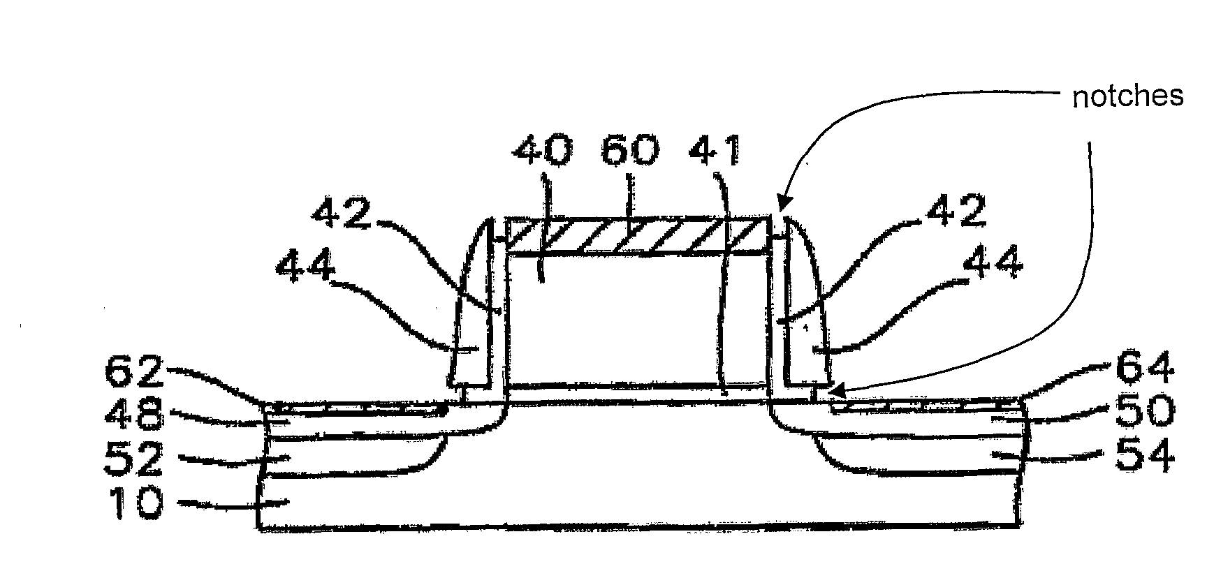 Composition and method for selectively etching gate spacer oxide material