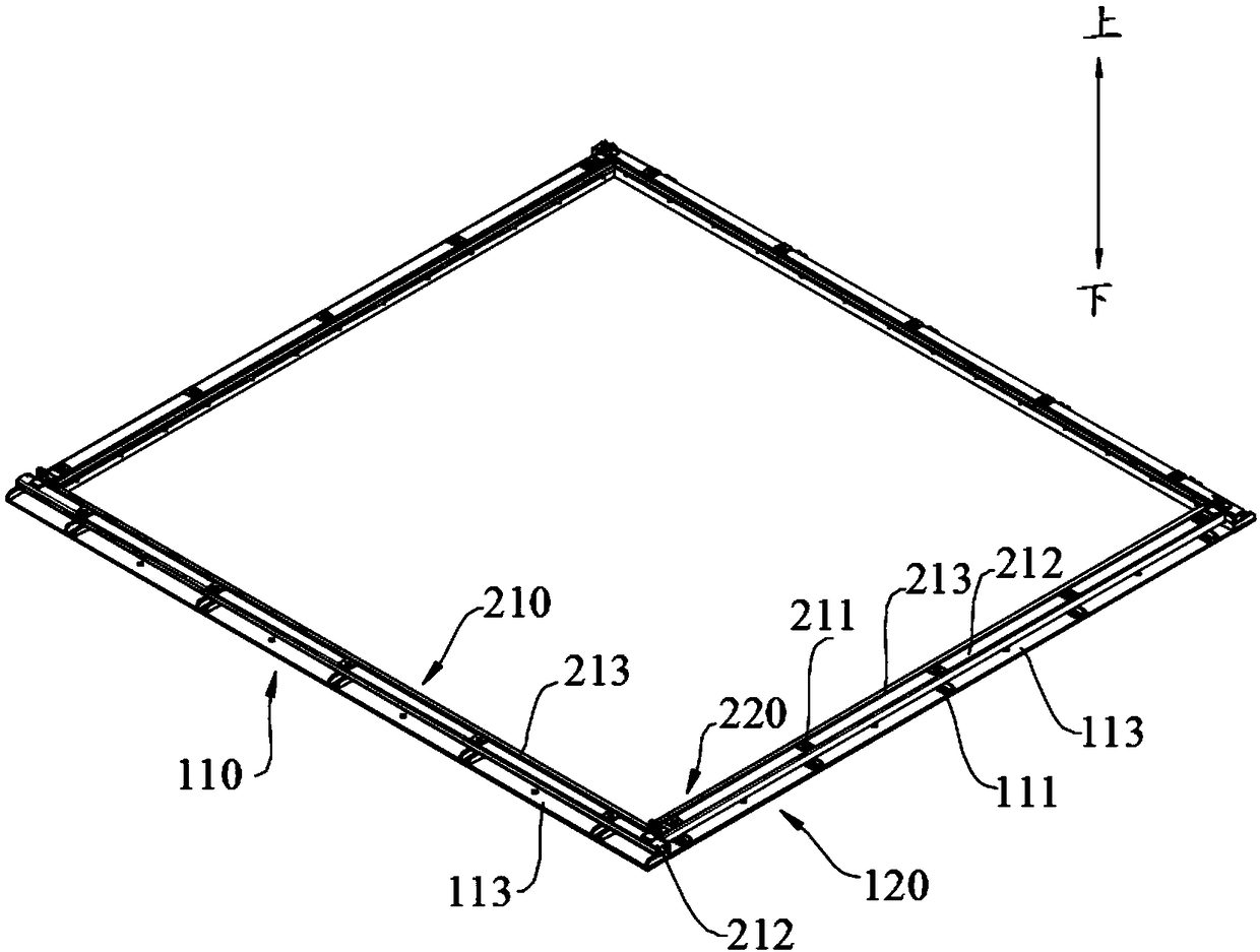 Production mold of prefabricated stacking floor slab