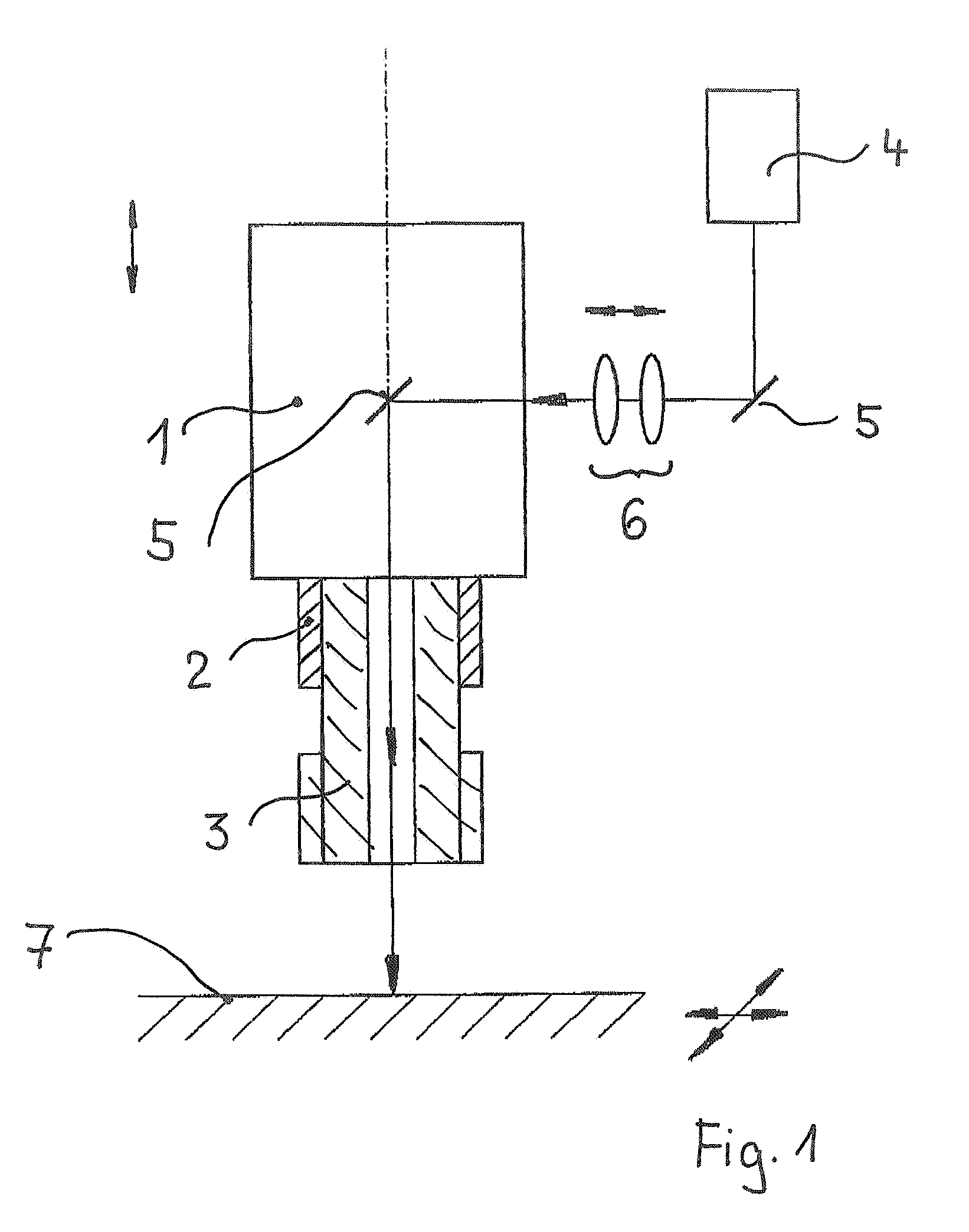 Combination apparatus for machining material with a milling cutter and a laser