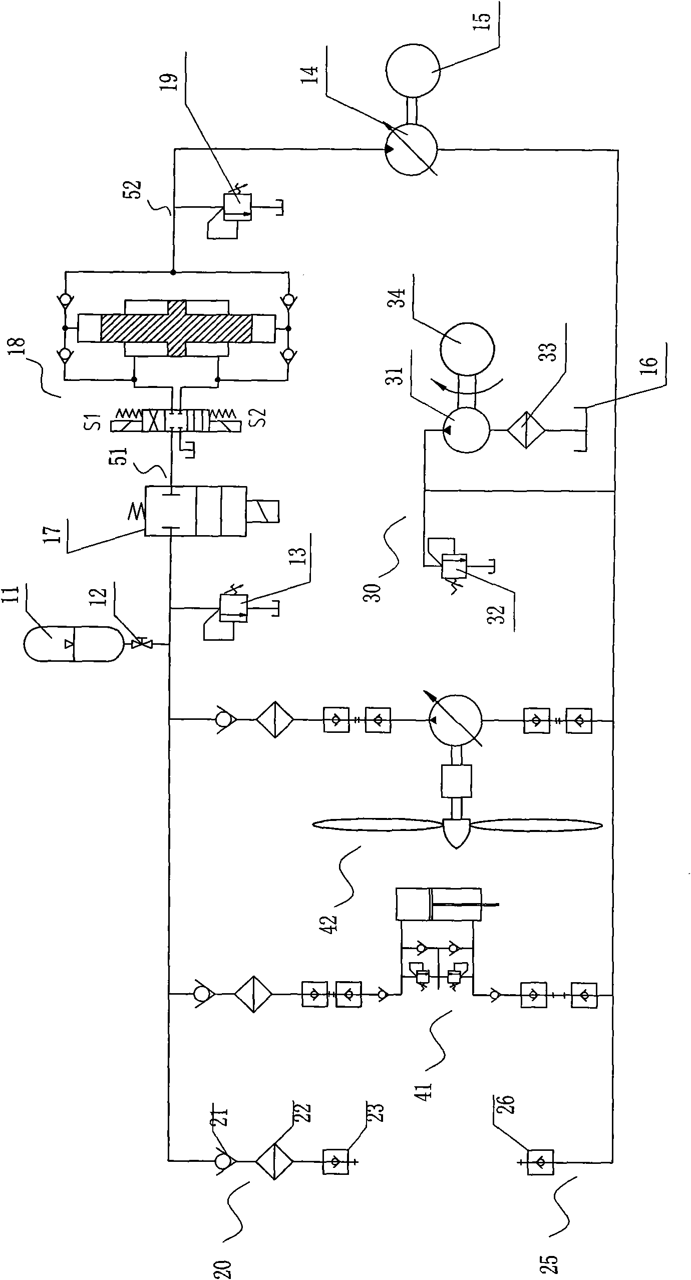 Marine fluid kinetic energy integrated generating system