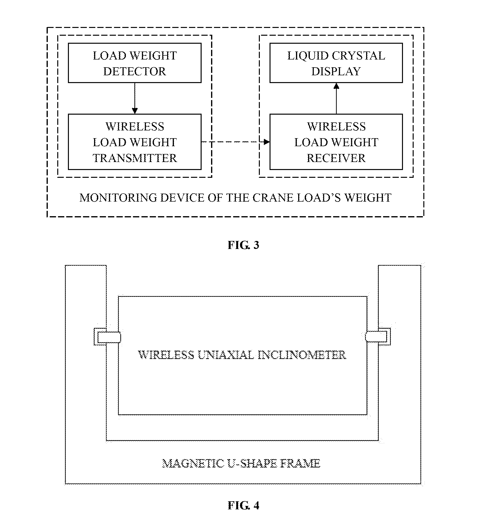 Crane, method and apparatus for monitoring the swing angle, weight or gesture of the crane load