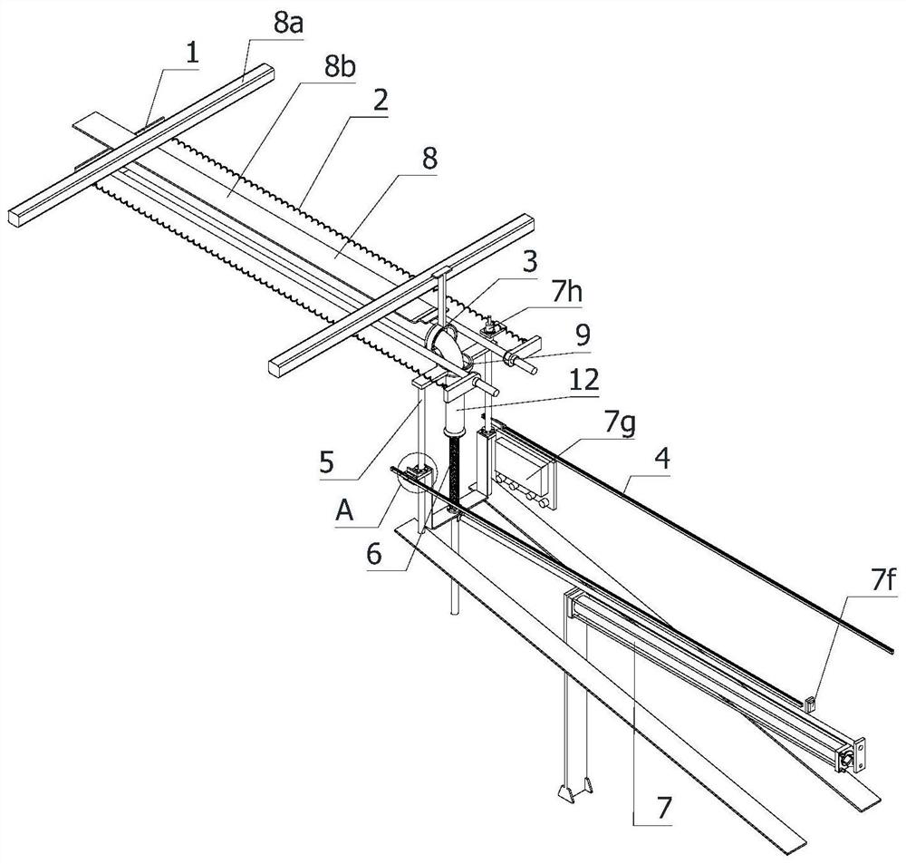 Self-adaptive sand-blasting polishing device for aluminium alloy bend pipe