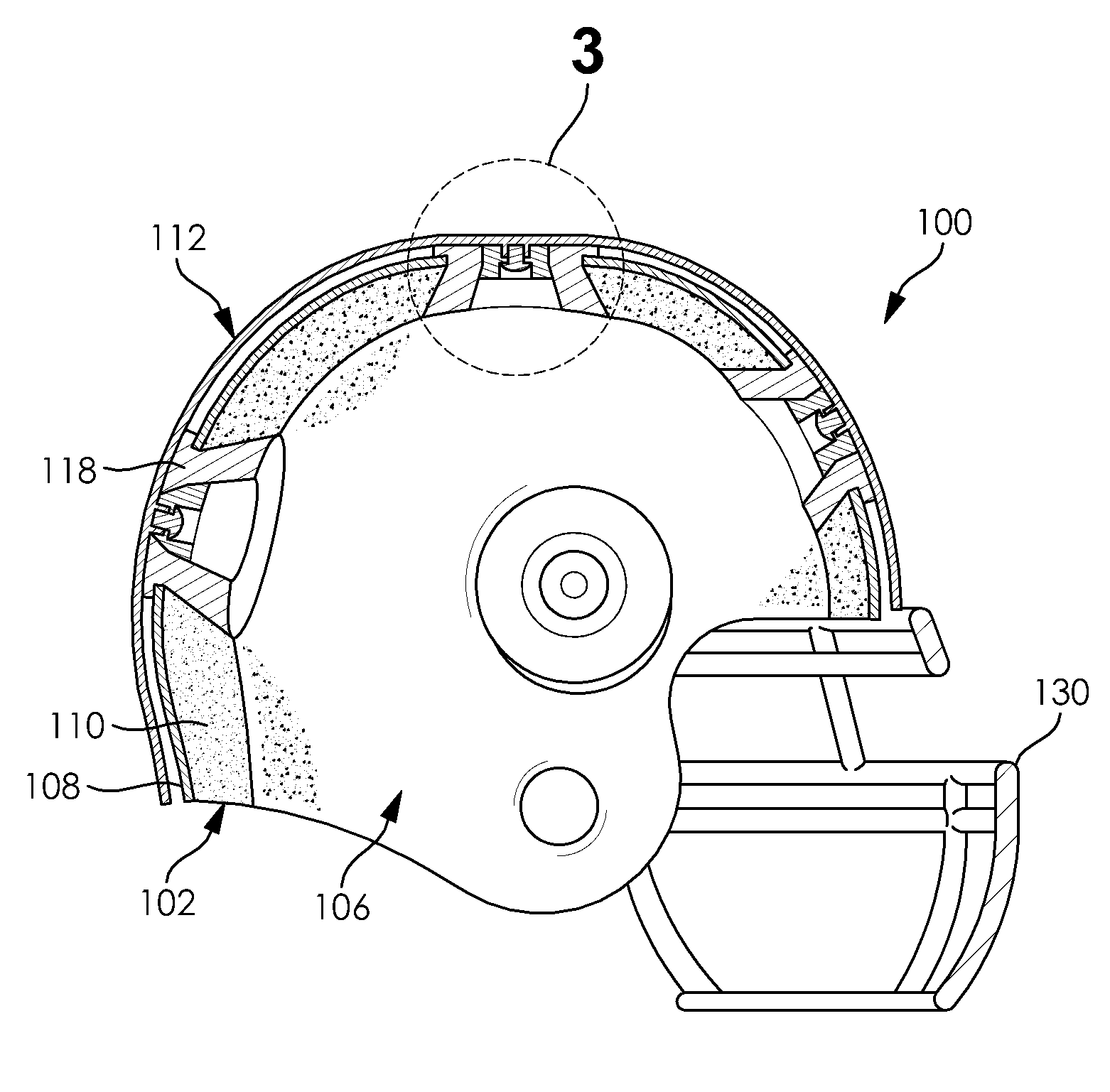 Dual shell helmet for minimizing rotational acceleration