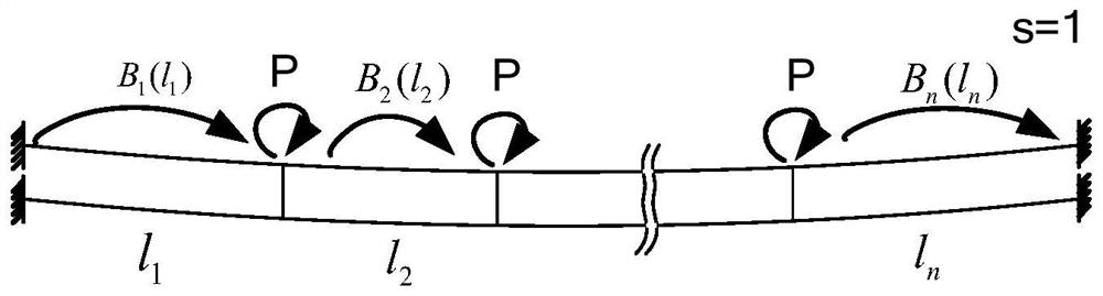 Method and device for calculating vibration mode of multi-split conductor