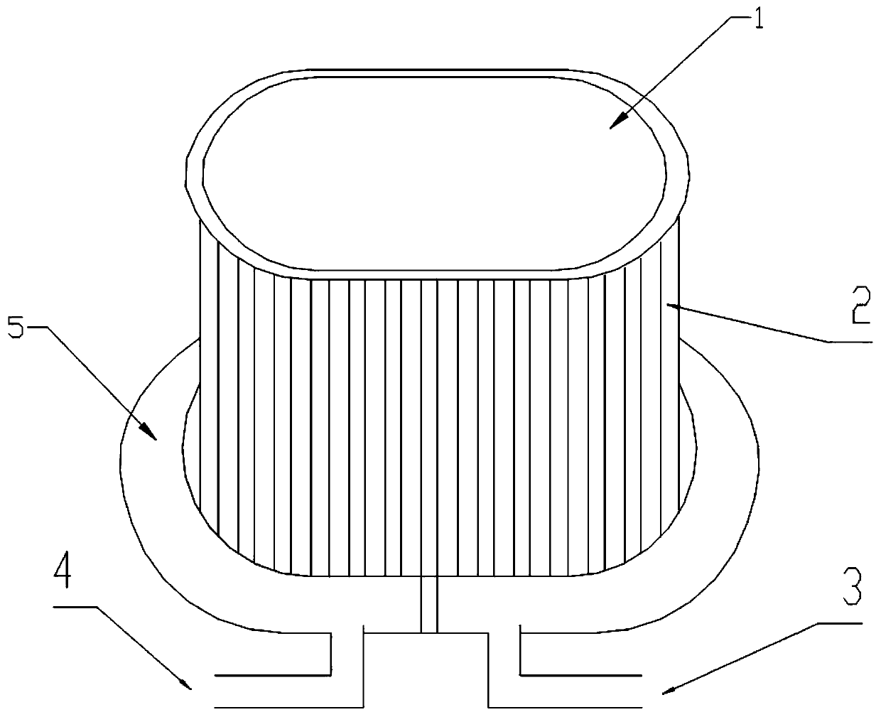 Cubic zirconium sapphire growth crystal furnace and cubic zirconium sapphire synthesis method