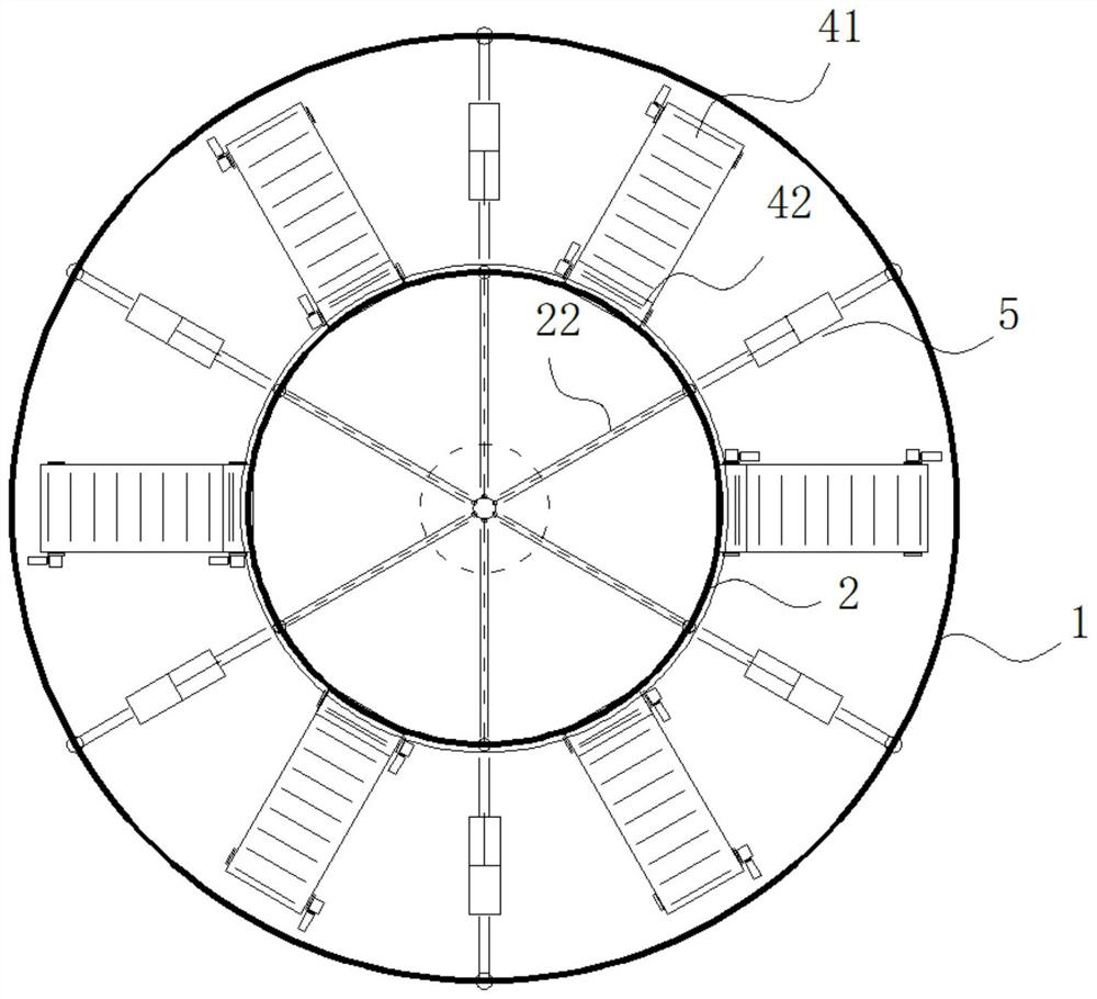 Double-funnel anti-blocking type feeding coal bunker for thermal power plant