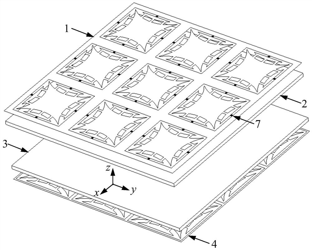 An ultra-wideband strong electromagnetic field protection device