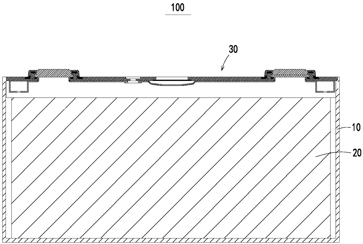 Top cover assembly and secondary battery