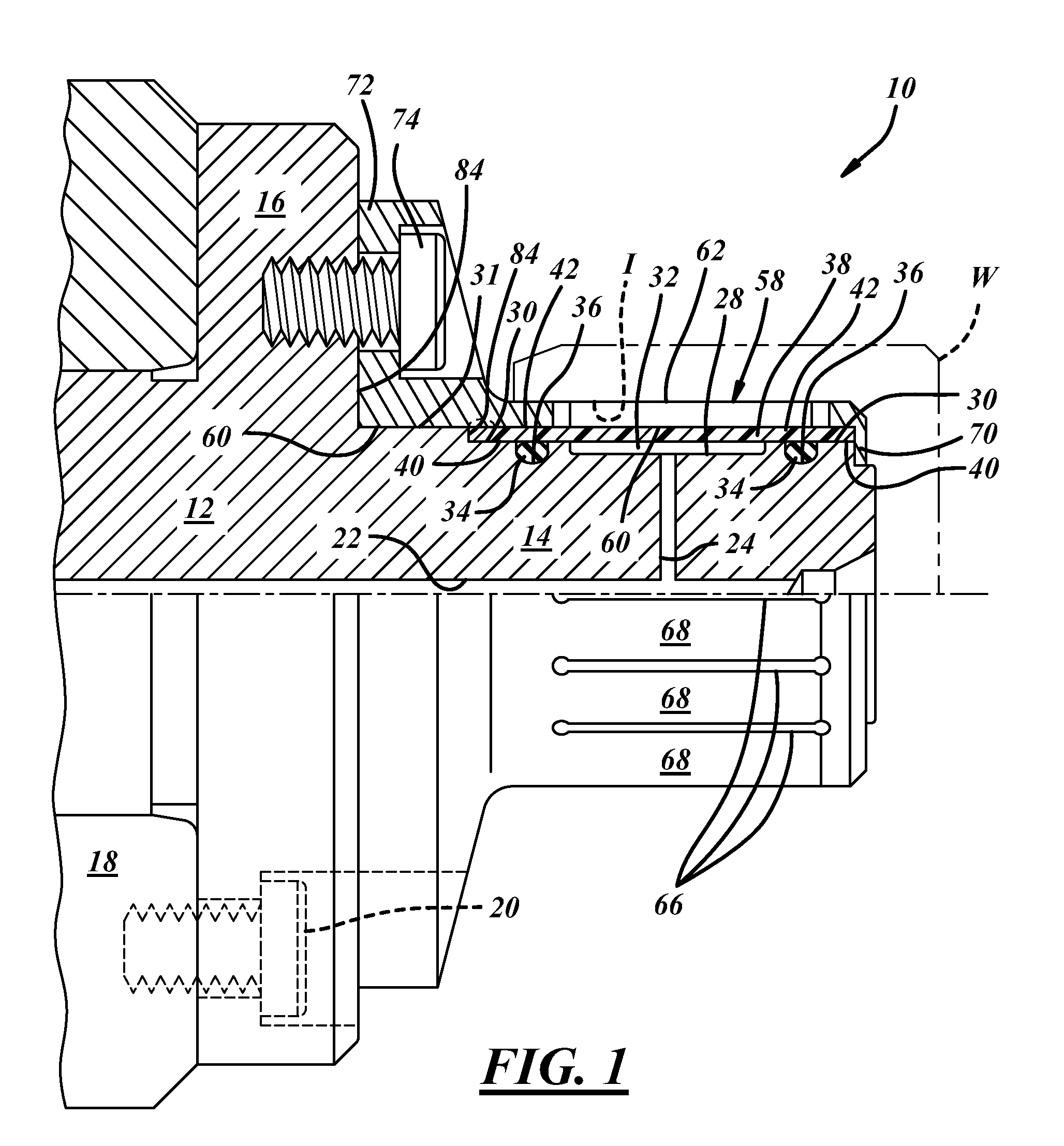 Fluid-actuated workholder with a collet driven by a soft and thin bladder