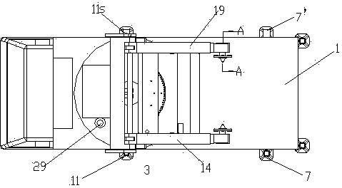 Cable pay-off specialized vehicle