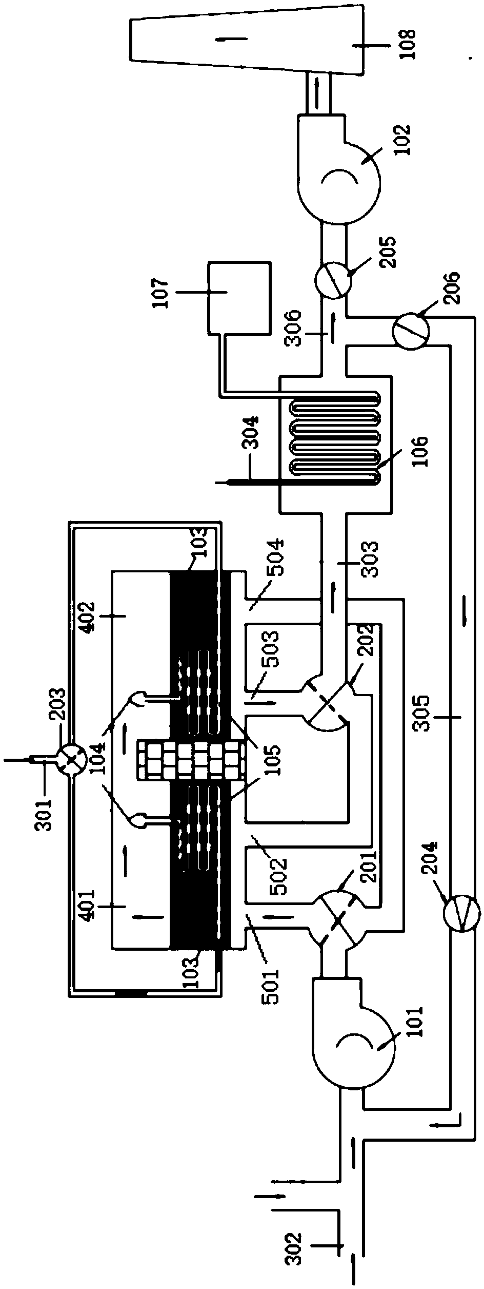 Exhaust gas combustion furnace and exhaust gas treatment equipment