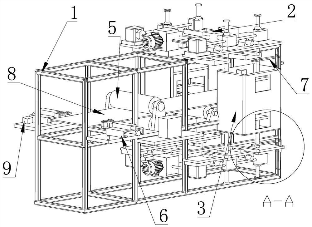 Segmented milling positioning device and positioning method for blade of welded pipe edge milling machine