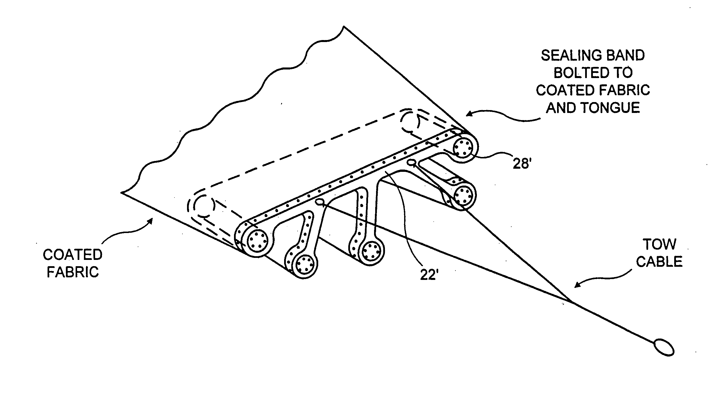 Flexible fluid containment vessel