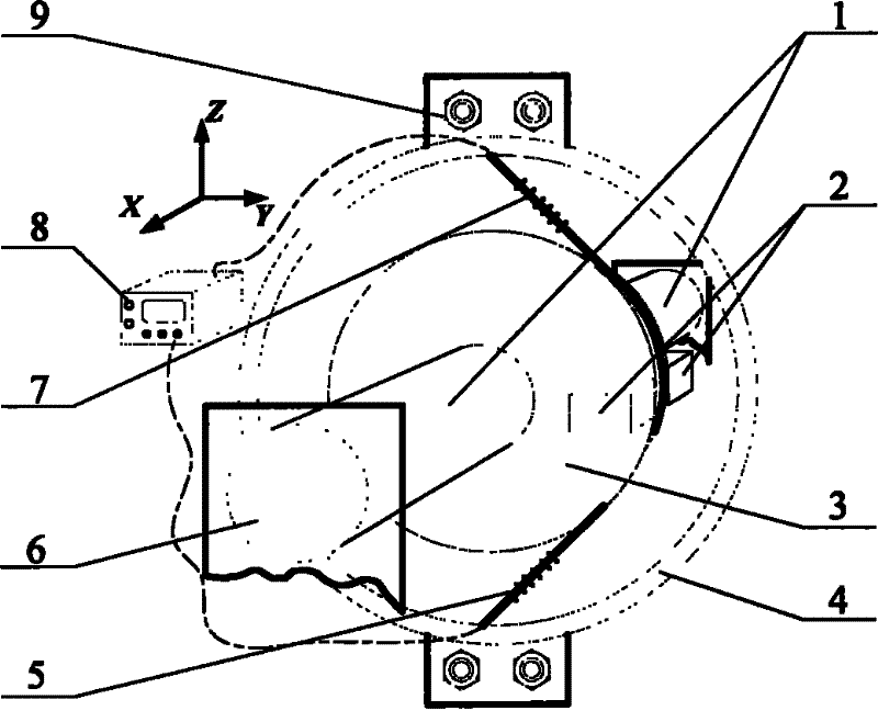 Torsion fiber optic acceleration transducer