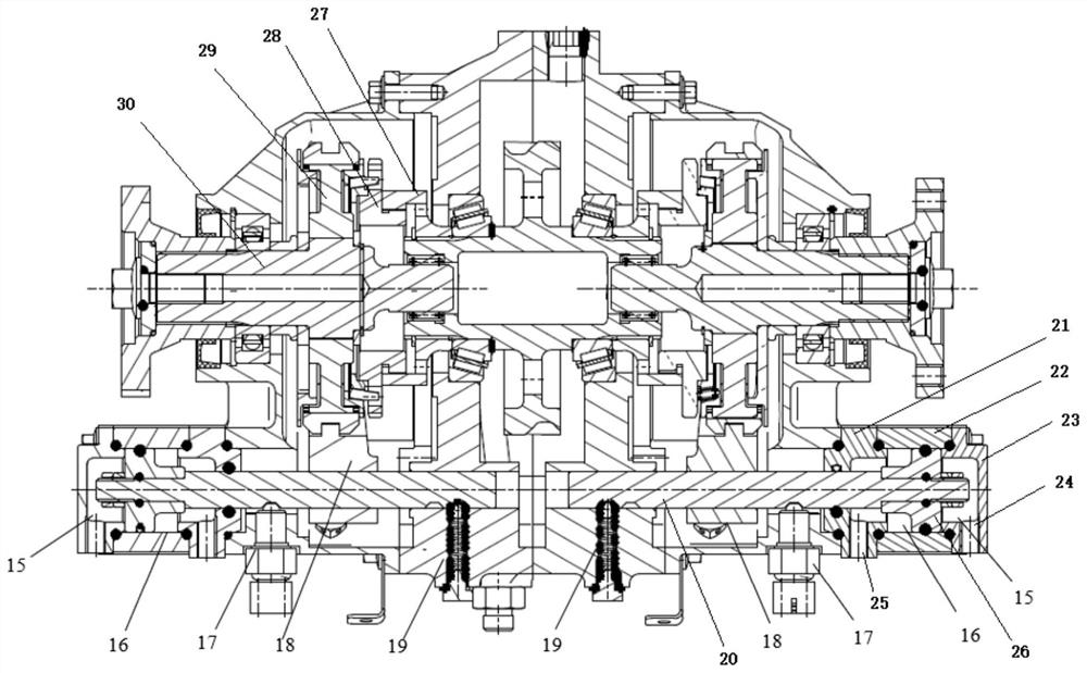 Amphibious vehicle torque control method based on power distributor