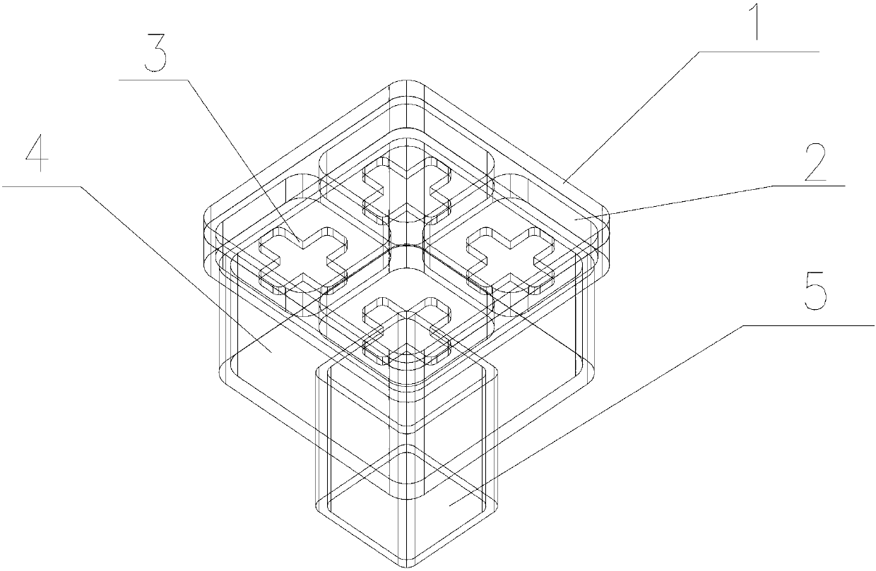 Cross-shaped slot antenna