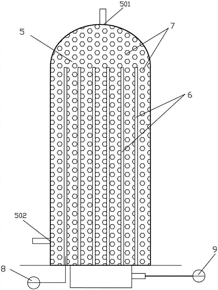 A kind of deoxidation method of converter gas