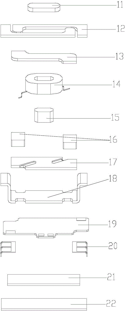 Osteoconductive loudspeaker unit of multi-resonance system