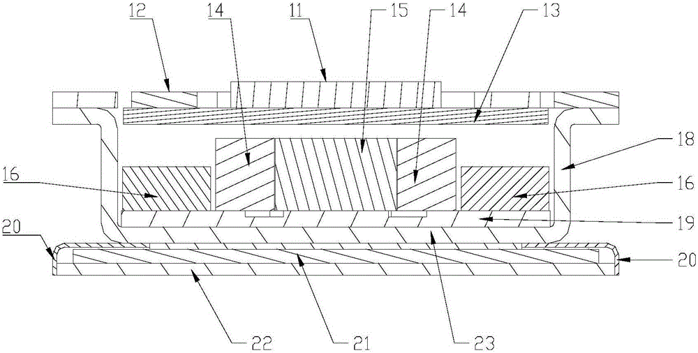 Osteoconductive loudspeaker unit of multi-resonance system