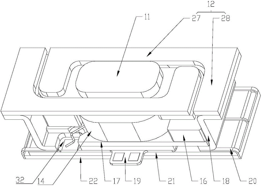 Osteoconductive loudspeaker unit of multi-resonance system