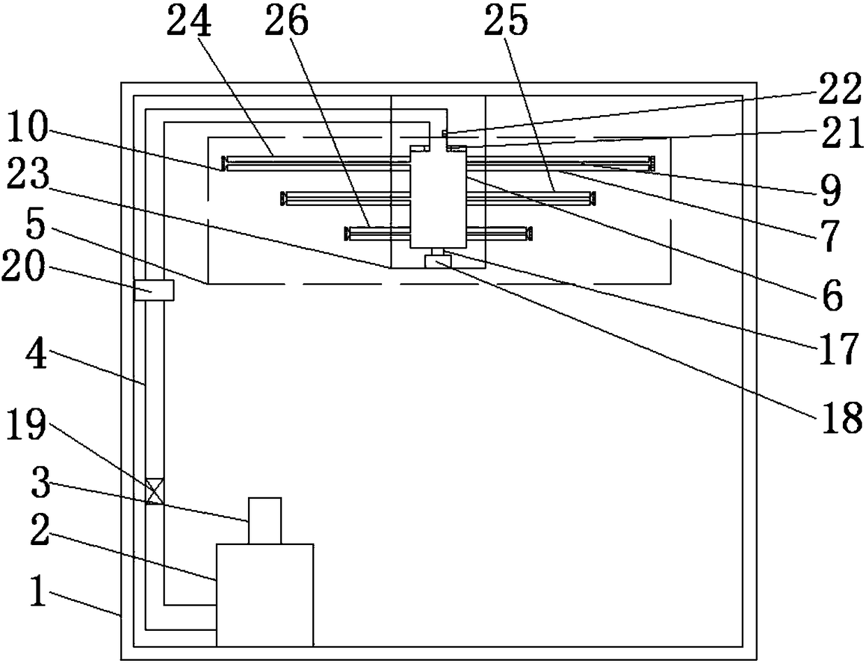 Moisture chamber that can effectively regulate the humidity of fabrics