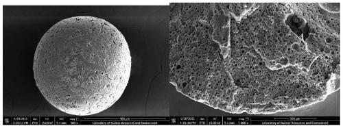 Millimeter-scale macroporous-mesoporous carbon sphere/cup [4]-double crown-6 interpenetrating composite material and preparation method and application thereof