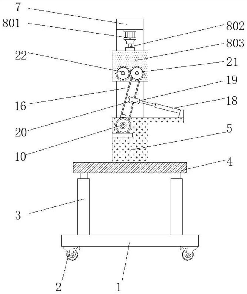 A high precision draw roller