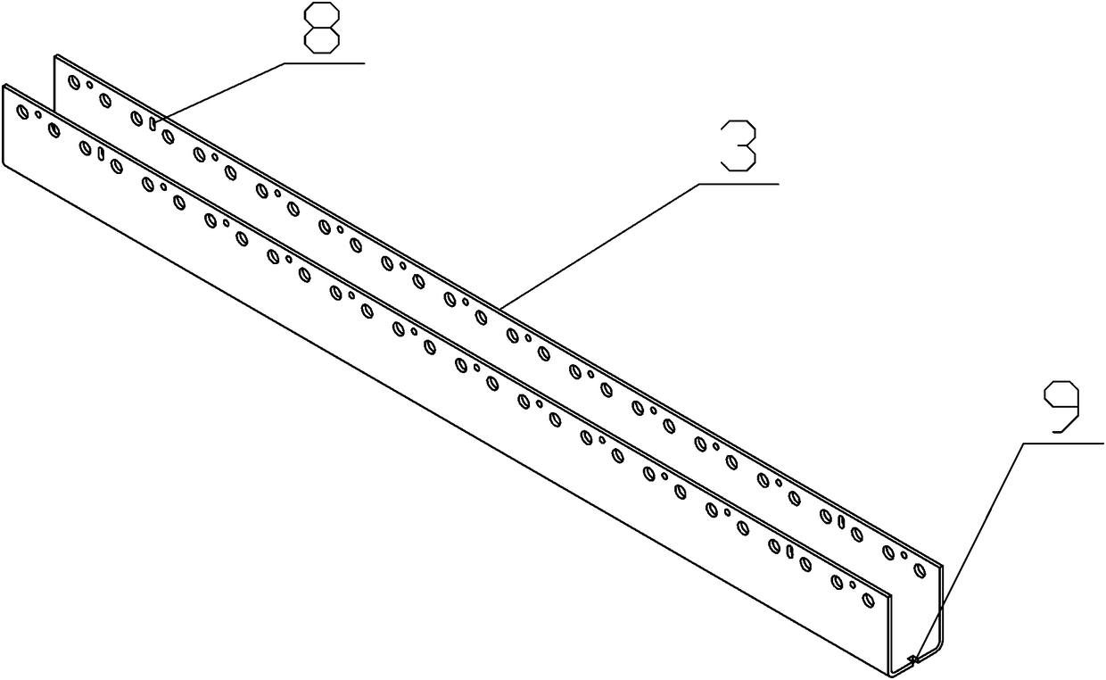 Reconsolidated bamboo or wood cold moulding press die assembling mechanism