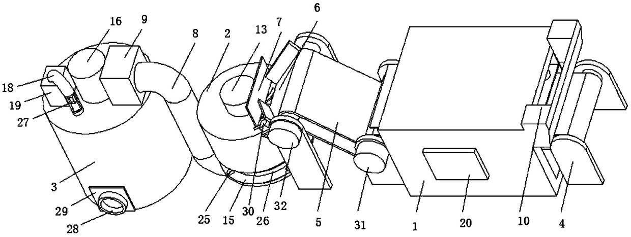 Low-carbon environmental-friendly toilet paper recycling device