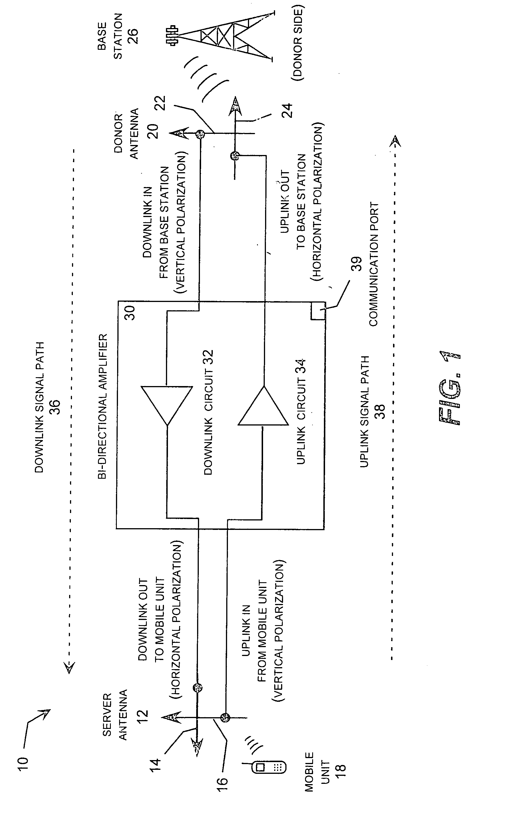 Wireless repeater with feedback suppression features