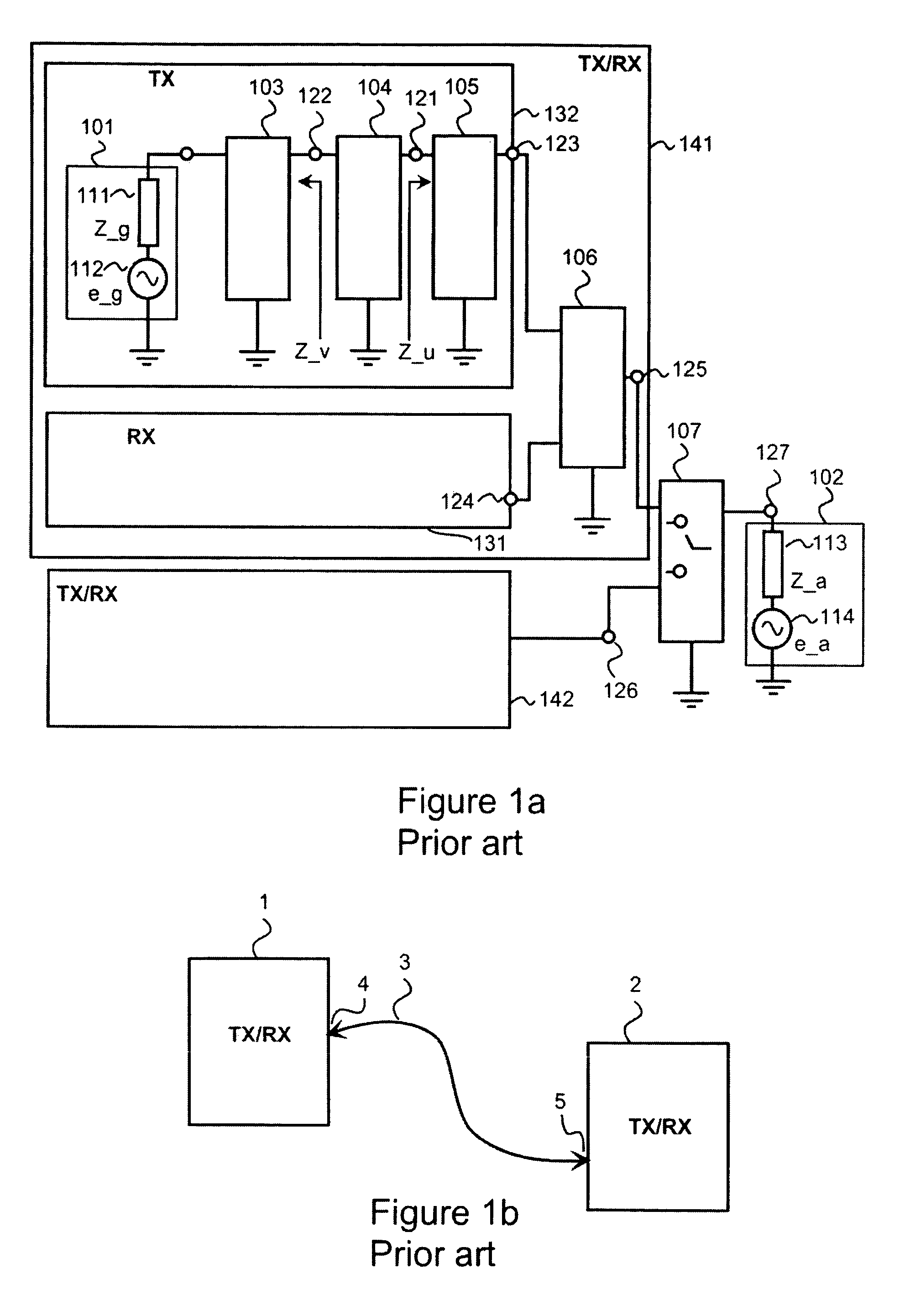 Method and arrangement for performing analog signal processing and measuring between a signal source and a load