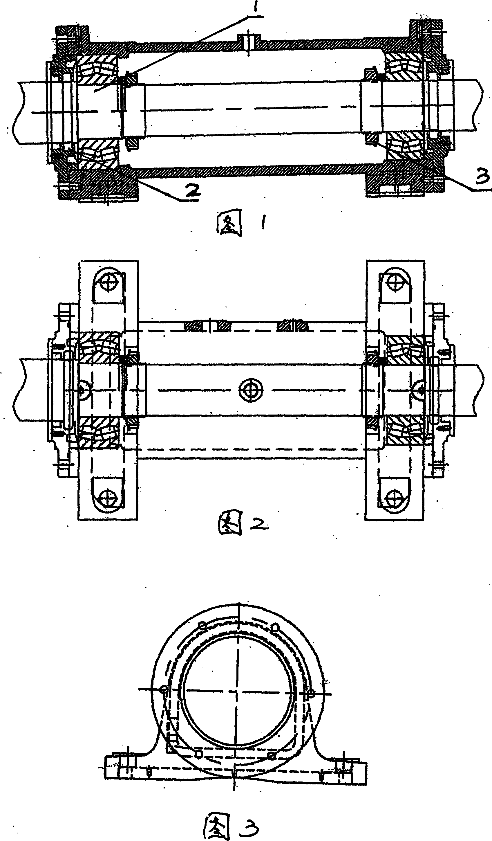 Special oil lubrication solid bearing seat for ventilating machine