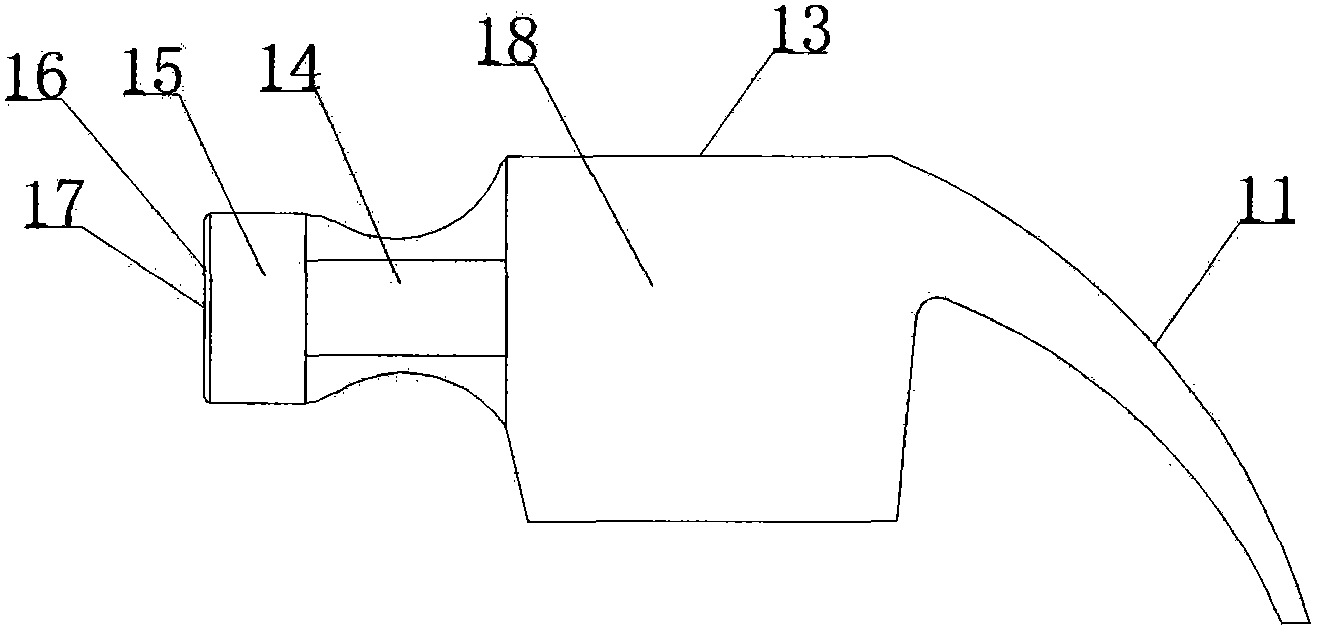 Milling machine for surfaces of hardware tools