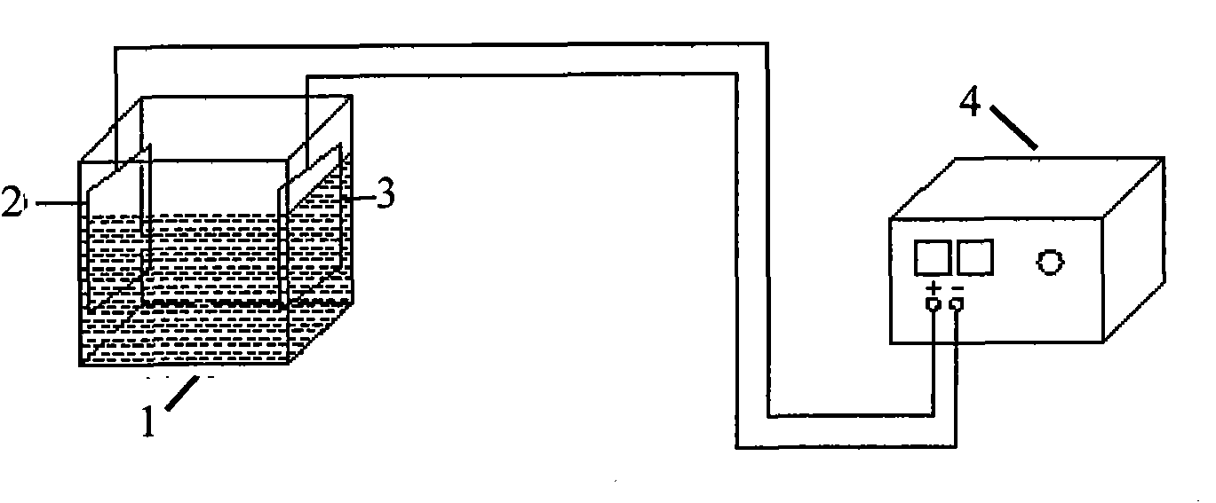 Method for degrading nitrobenzene waste water by polyphase electrocatalytic oxidation-Fenton coupling process and reactor thereof