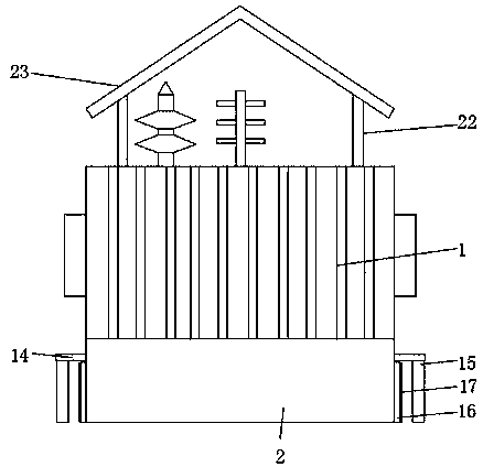 Transformer convenient to move and install for electric power