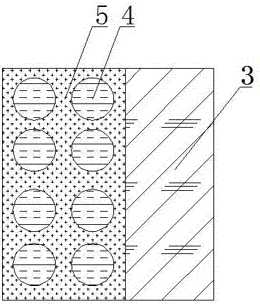 Compounded bristle with chemical fibers and tail fur, and brush