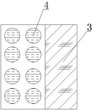 Compounded bristle with chemical fibers and tail fur, and brush