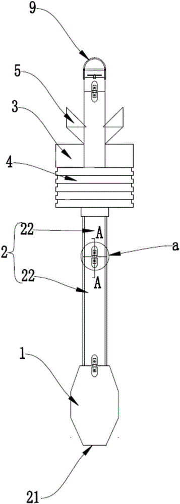 Synchronous sampling pipe with multi-section connection and bottom sediment sampling apparatus with synchronous sampling pipe