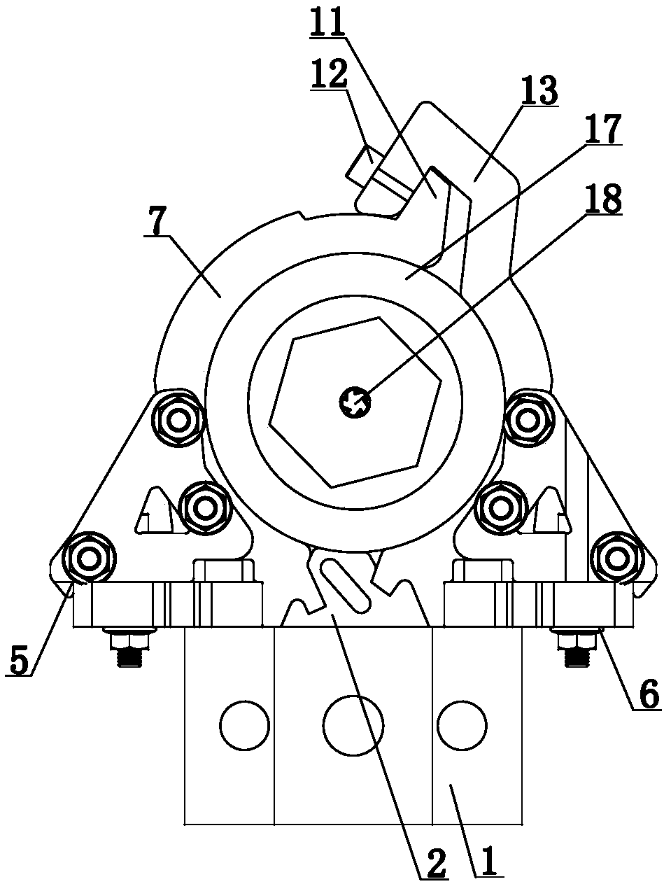 Wood-plastic template drilling device