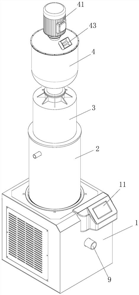 A low-temperature drying ultrafine pulverized animal liver processing device