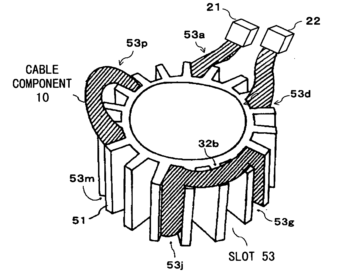 Motor or generator and method of producing the same