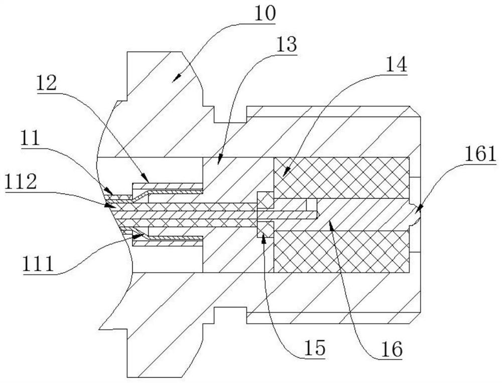 High-frequency low-loss high-strength vehicle-mounted antenna whip body and base interface