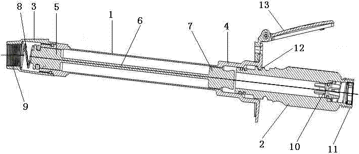 Anti-freezing rapid water taking valve