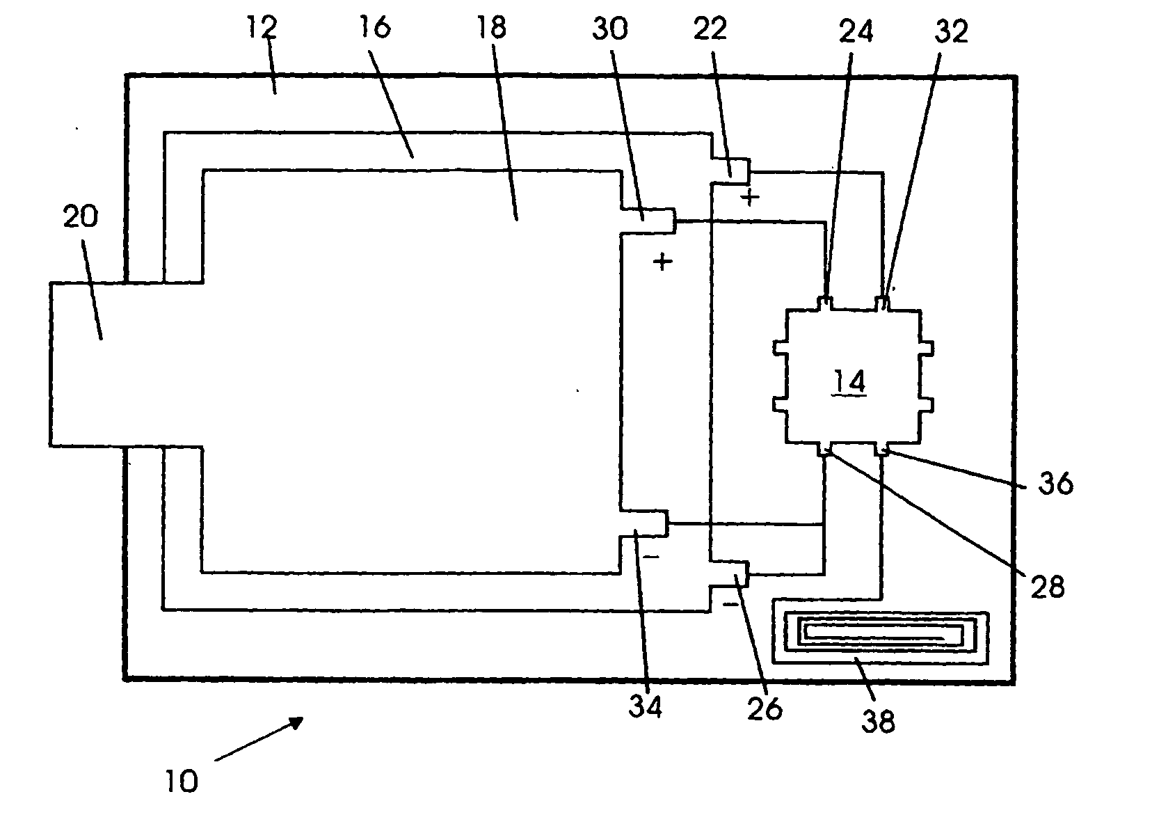 Piezo-electric content use monitoring system