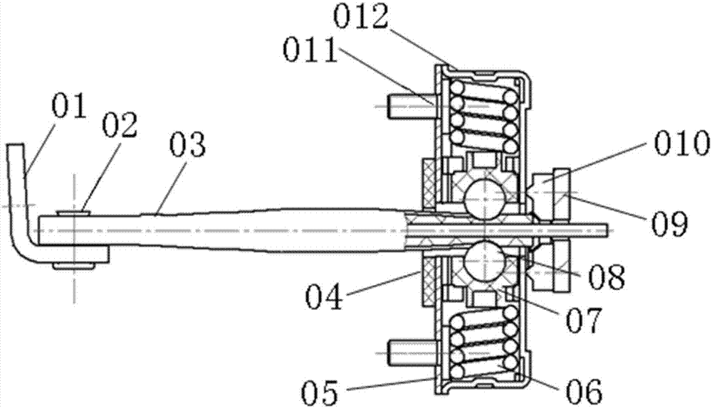 A multi-gear air pressure limit structure for automobiles