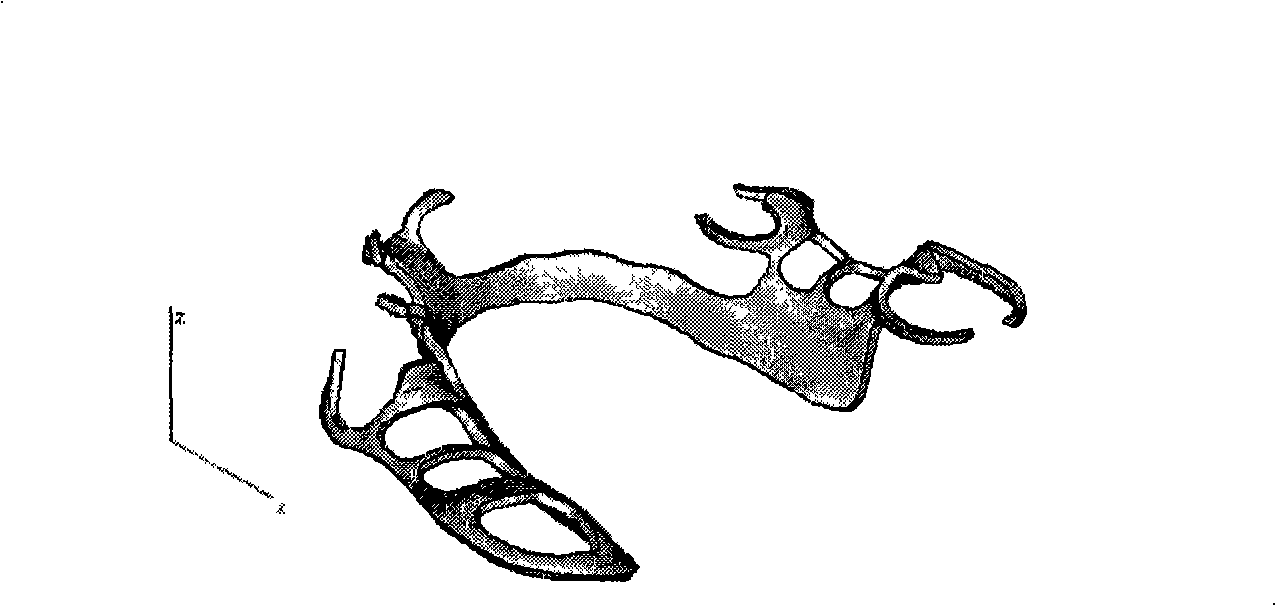 Method for quickly producing removalbe partial denture bracket