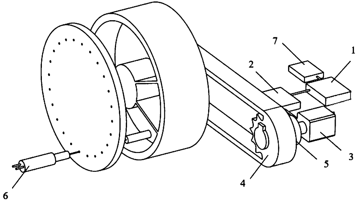 Planter plate type hole blockage detection system based on laser correlation