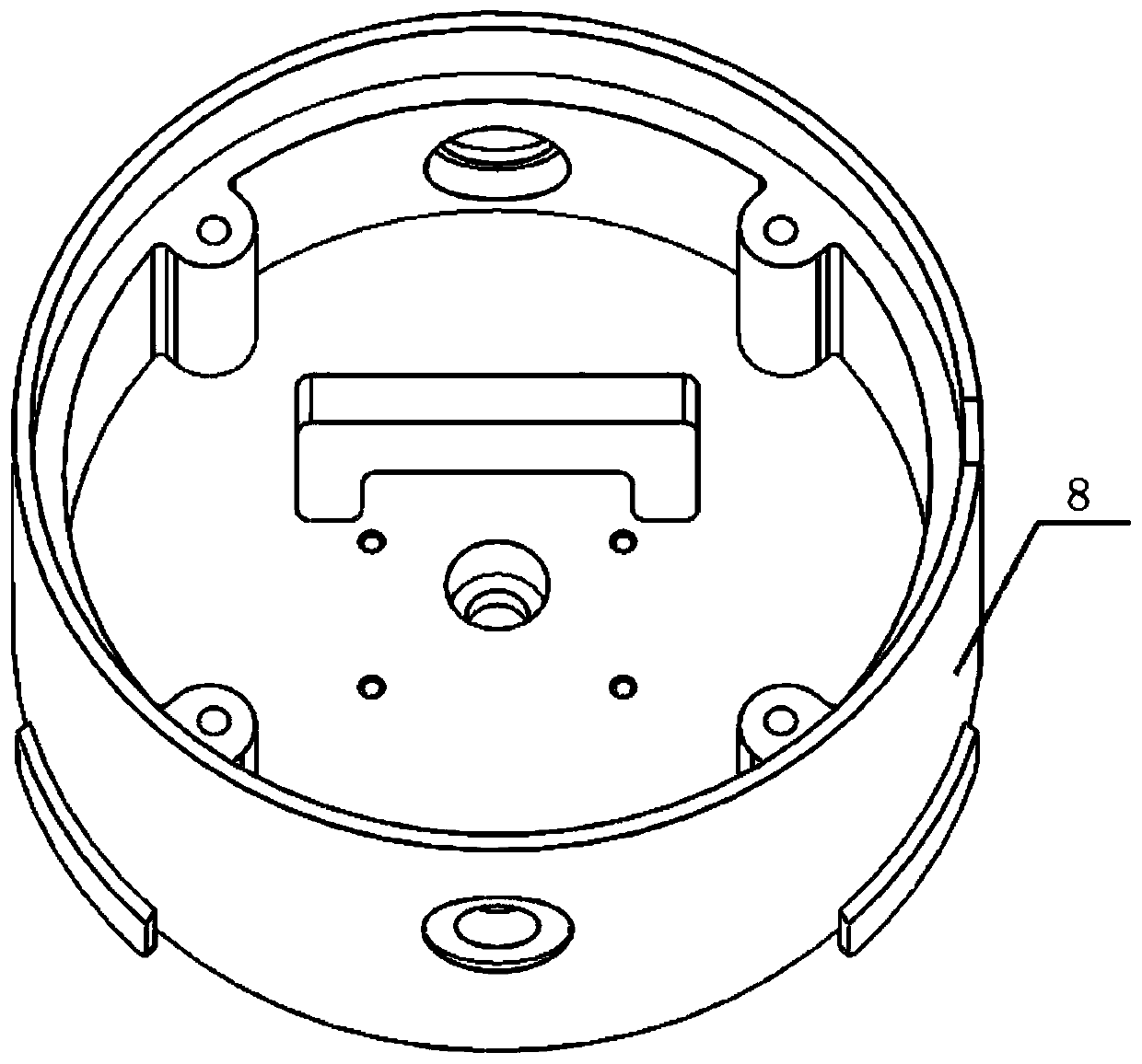 Structure device based on fusion of monocular camera and laser radar