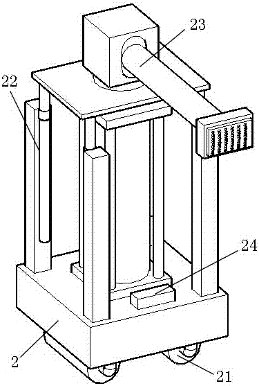 Automated wall surface cleaning device for wallpaper mounting system